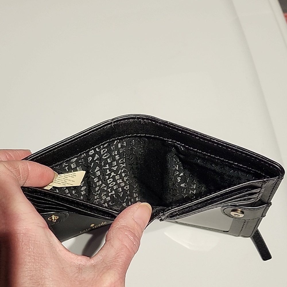 Kate Spade Black Leather Wallet - Picture 11 of 12